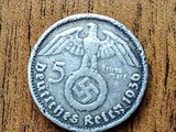 Серебряная монета 5 Рейхсмарок 1936год